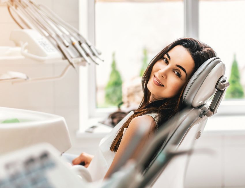 dental patient at Hungarian dental clinic