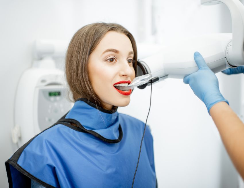 x-ray in the dental office