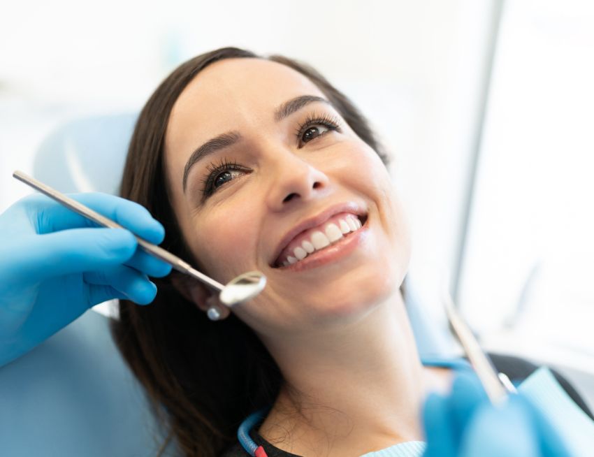 Teeth after cosmetic dental care